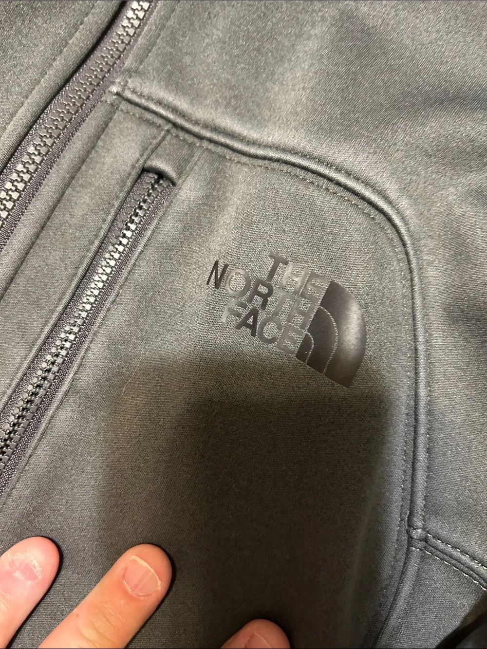 The North Face Men's Charcoal Gray Softshell Jacket